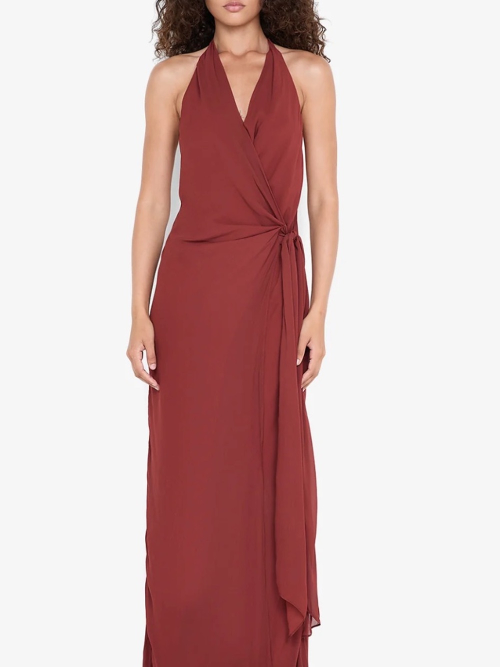 Bec + Bridge Soneva Wrap Dress - Rust
